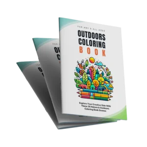 Outdoors Coloring Book Pack